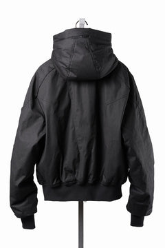 画像をギャラリービューアに読み込む, thom/krom HOODIE ZIP JACKET / WARM PADDED FILL (BLACK)