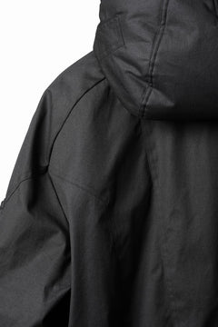 画像をギャラリービューアに読み込む, thom/krom HOODIE ZIP JACKET / WARM PADDED FILL (BLACK)