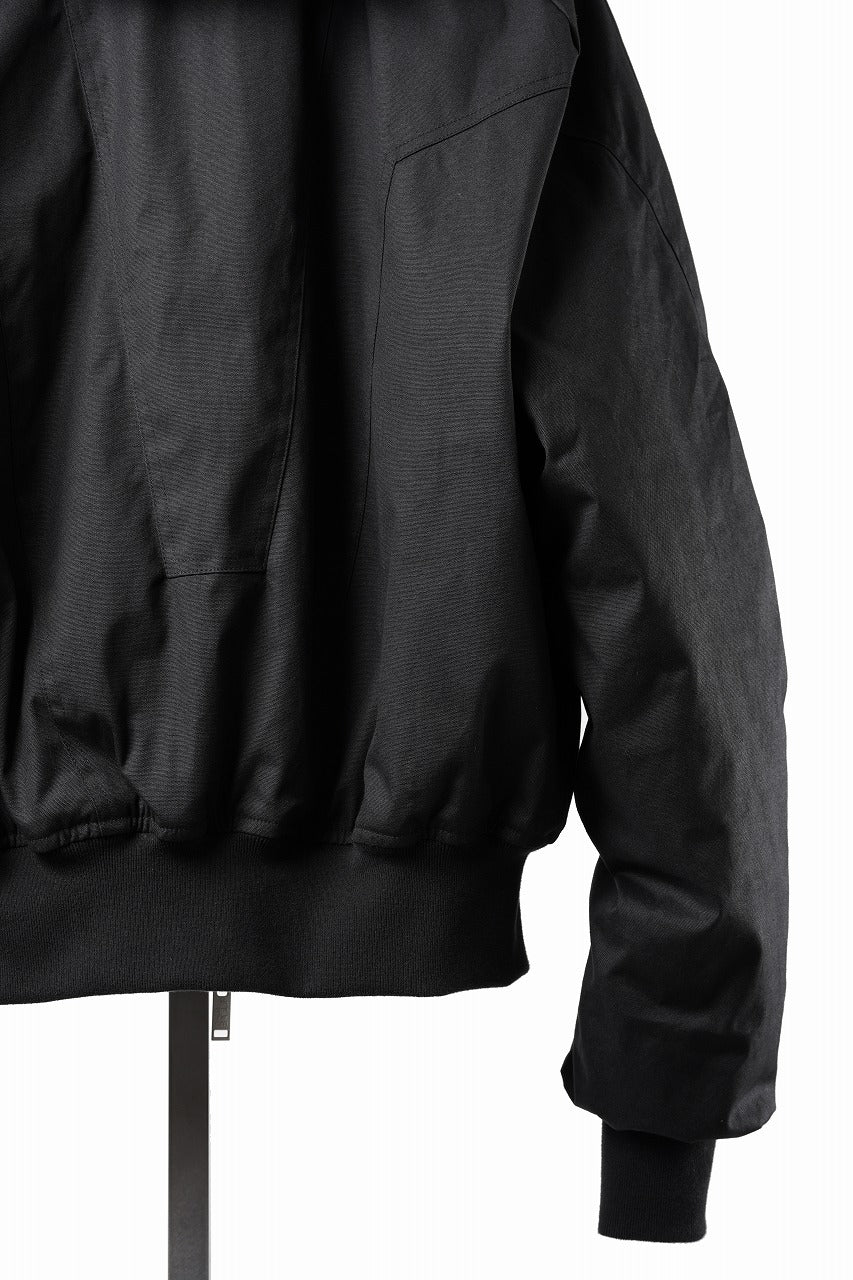 画像をギャラリービューアに読み込む, thom/krom HOODIE ZIP JACKET / WARM PADDED FILL (BLACK)
