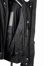 画像をギャラリービューアに読み込む, thom/krom HOODIE ZIP JACKET / WARM PADDED FILL (BLACK)