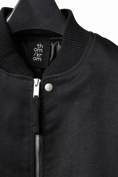 Load image into Gallery viewer, thom/krom MA-1 BOMBER JACKET / WARM PADDED FILL (BLACK)