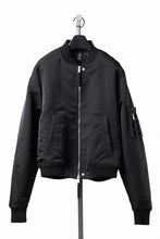Load image into Gallery viewer, thom/krom MA-1 BOMBER JACKET / WARM PADDED FILL (BLACK)