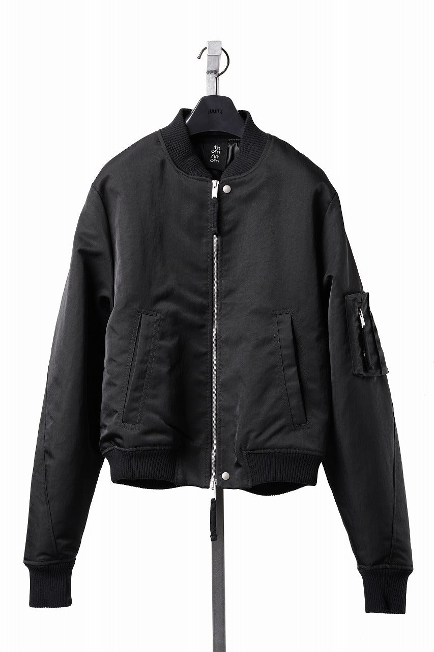 Load image into Gallery viewer, thom/krom MA-1 BOMBER JACKET / WARM PADDED FILL (BLACK)