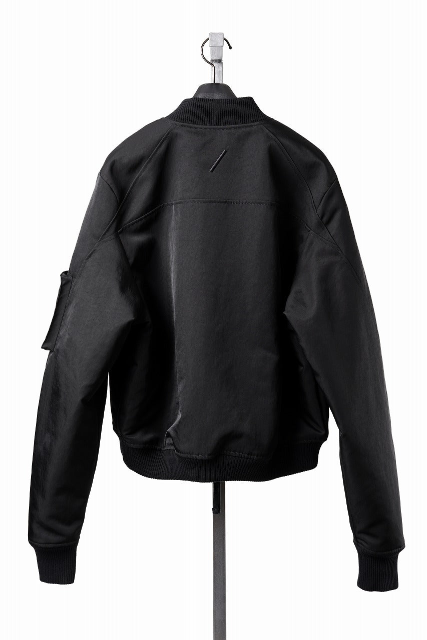 Load image into Gallery viewer, thom/krom MA-1 BOMBER JACKET / WARM PADDED FILL (BLACK)