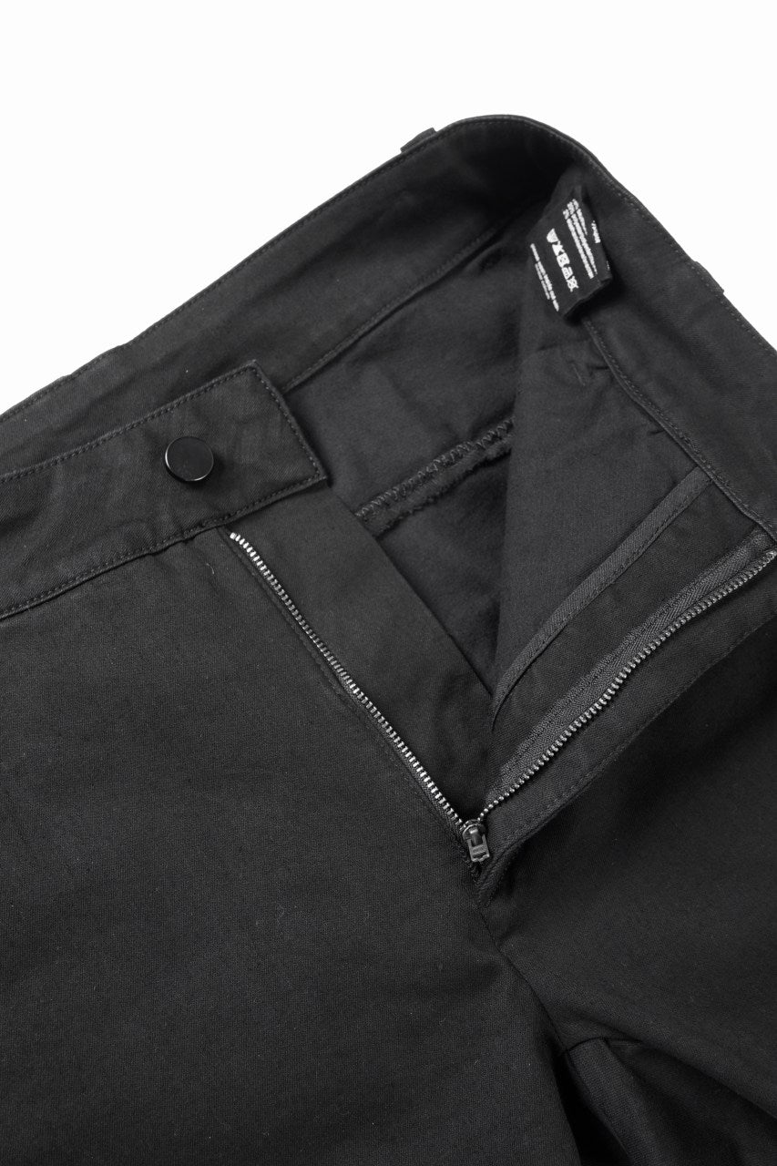 Load image into Gallery viewer, thom/krom SLIM FIT DENIM TROUSERS / SCAR STITCHED (BLACK)