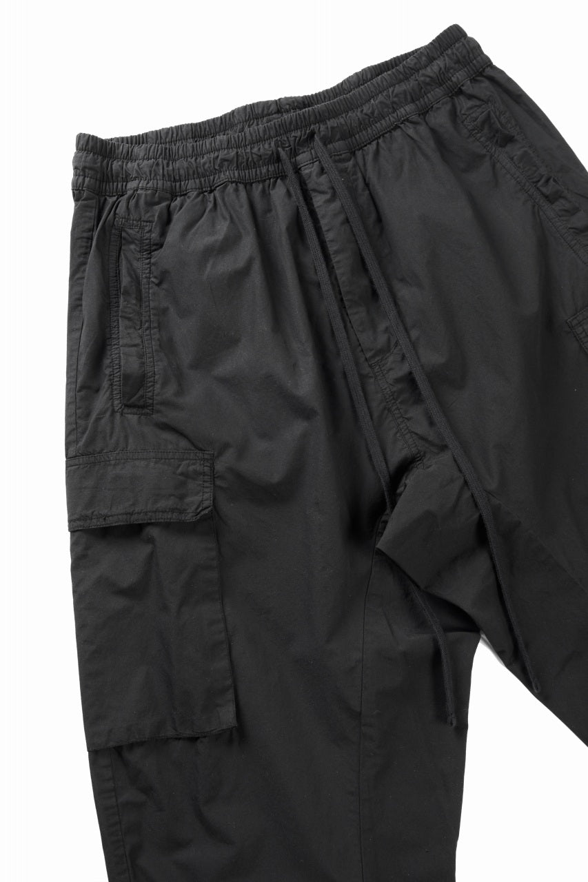 画像をギャラリービューアに読み込む, thom/krom CARGO JOGGER TROUSERS / ORGANIC COTTON (BLACK)