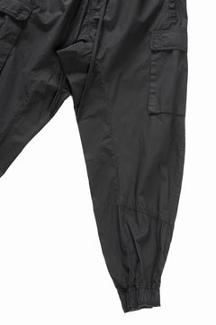 画像をギャラリービューアに読み込む, thom/krom CARGO JOGGER TROUSERS / ORGANIC COTTON (BLACK)