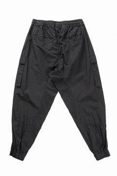 画像をギャラリービューアに読み込む, thom/krom CARGO JOGGER TROUSERS / ORGANIC COTTON (BLACK)