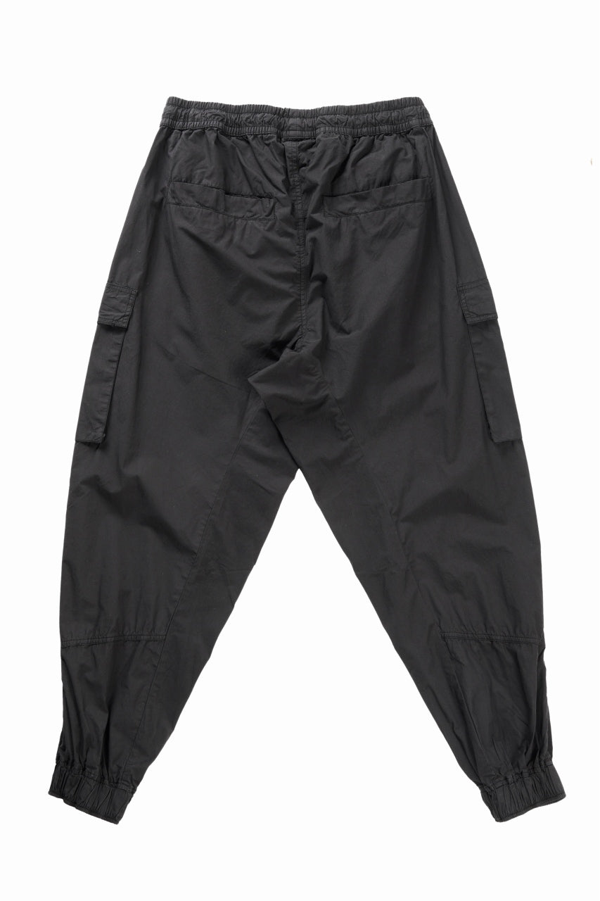 画像をギャラリービューアに読み込む, thom/krom CARGO JOGGER TROUSERS / ORGANIC COTTON (BLACK)