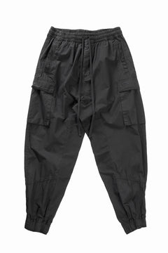 画像をギャラリービューアに読み込む, thom/krom CARGO JOGGER TROUSERS / ORGANIC COTTON (BLACK)