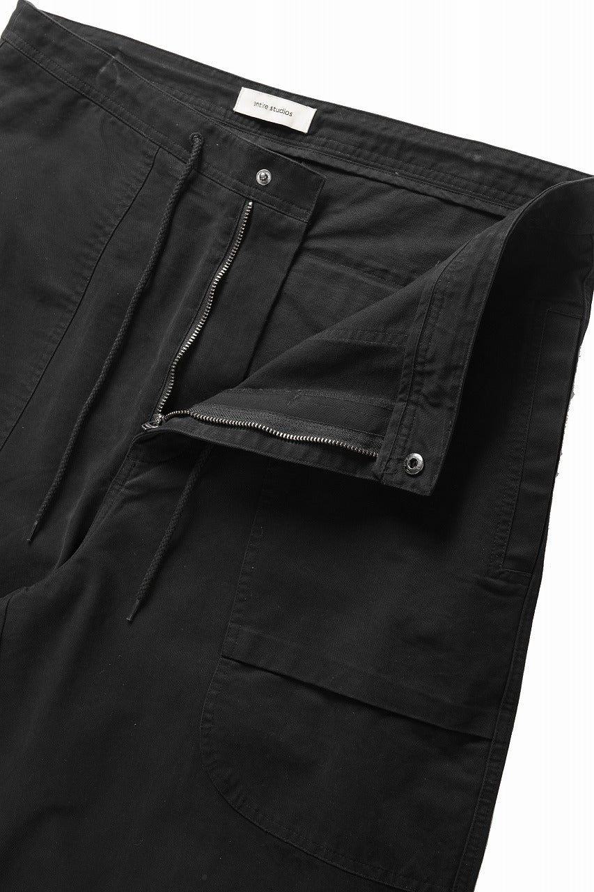 画像をギャラリービューアに読み込む, entire studios BARREN CARGO TROUSERS (BLACK)