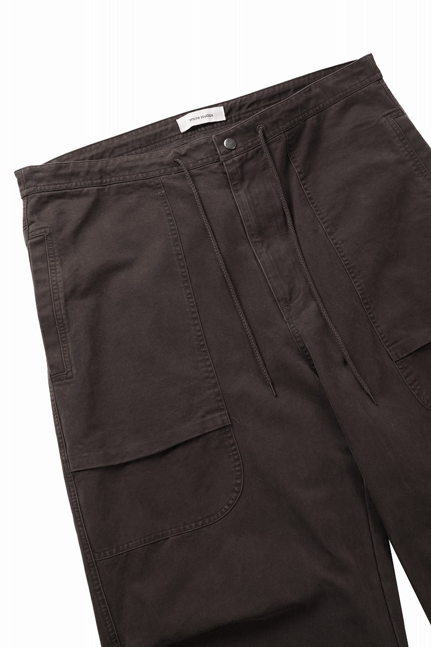 画像をギャラリービューアに読み込む, entire studios BARREN CARGO TROUSERS (BRUNETTE)