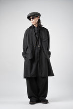 Load image into Gallery viewer, KLASICA "SH-042" STAND COLLAR LONG TAIL SHIRTS / AMBIENCE ANTIQUE DRAPER (CACAO NIB)