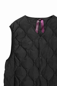 画像をギャラリービューアに読み込む, F/CE. x TAION® PACKABLE INNER DOWN VEST (BLACK)