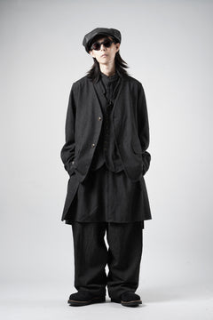 Load image into Gallery viewer, KLASICA "BELLE-SW" 2B V-CUT WORK JACKET / AMBIENCE ANTIQUE DRAPER (CACAO NIB)