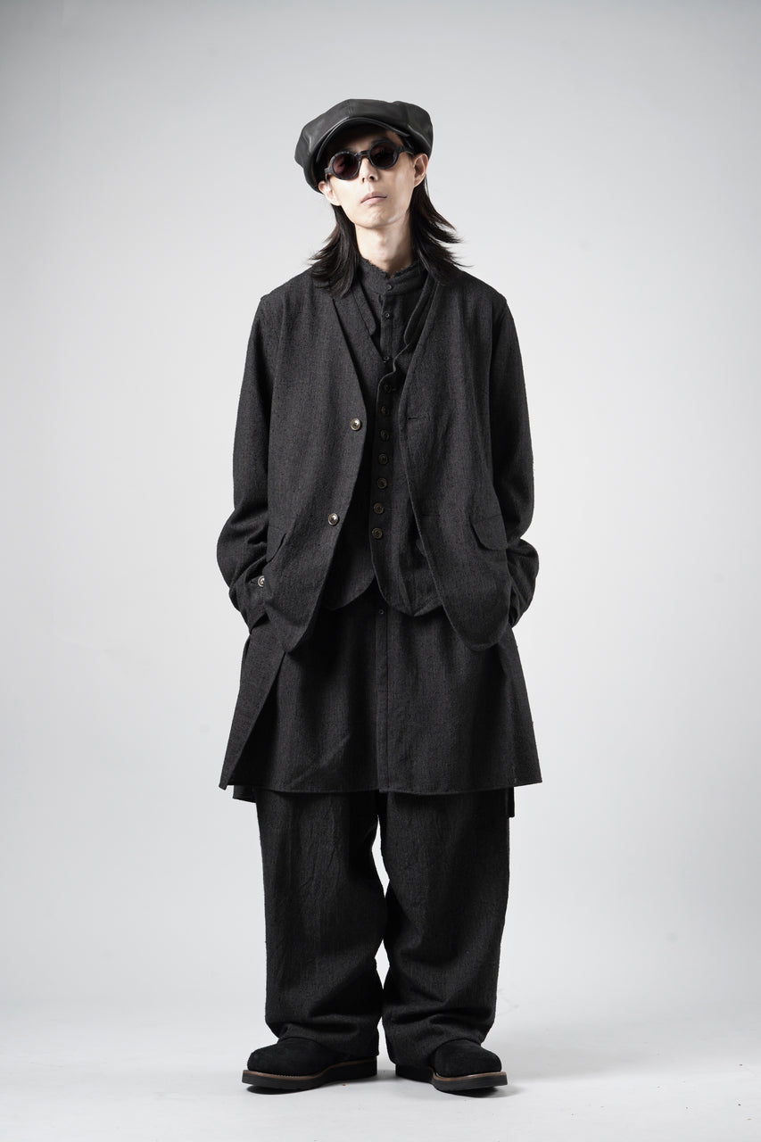 Load image into Gallery viewer, KLASICA "BELLE-SW" 2B V-CUT WORK JACKET / AMBIENCE ANTIQUE DRAPER (CACAO NIB)