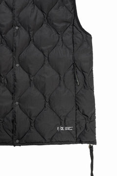 画像をギャラリービューアに読み込む, F/CE. x TAION® PACKABLE INNER DOWN VEST (BLACK)