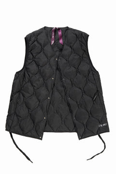 画像をギャラリービューアに読み込む, F/CE. x TAION® PACKABLE INNER DOWN VEST (BLACK)