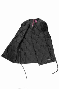 画像をギャラリービューアに読み込む, F/CE. x TAION® PACKABLE INNER DOWN VEST (BLACK)