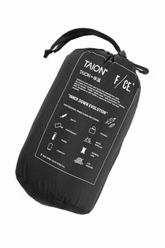 画像をギャラリービューアに読み込む, F/CE. x TAION® PACKABLE INNER DOWN VEST (BLACK)