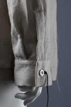 Load image into Gallery viewer, A TENTATIVE ATELIER Abel G. PIPING POCKET WORKER SHIRT (DIRTY WHITE)
