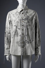 Load image into Gallery viewer, A TENTATIVE ATELIER Alvin REPLICA BIG EDGE PRINT SHIRT (NATURAL)