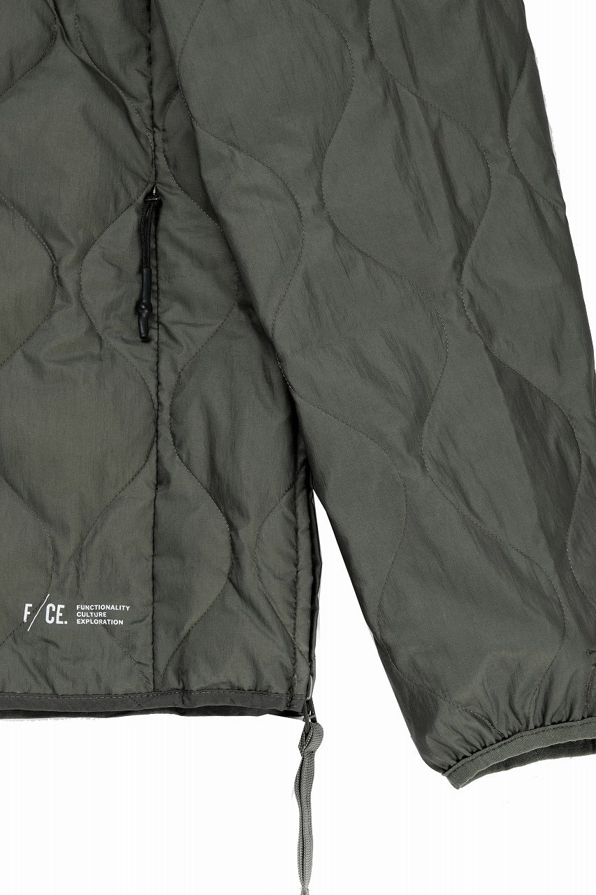 画像をギャラリービューアに読み込む, F/CE. x TAION® PACKABLE INNER DOWN JACKET (OLIVE GRAY)