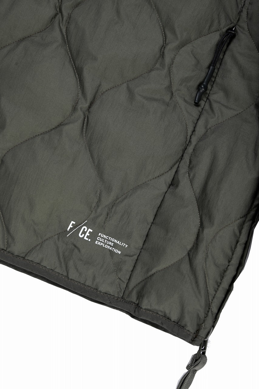 画像をギャラリービューアに読み込む, F/CE. x TAION® PACKABLE INNER DOWN JACKET (OLIVE GRAY)
