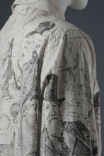 Load image into Gallery viewer, A TENTATIVE ATELIER Alvin REPLICA BIG EDGE PRINT SHIRT (NATURAL)