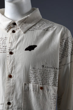 Load image into Gallery viewer, Aleksandr Manamis HERBARIUM NOTES CLASSIC SHIRT (HERBARIUM NOTES)