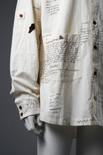 Load image into Gallery viewer, Aleksandr Manamis HERBARIUM NOTES CLASSIC SHIRT (HERBARIUM NOTES)