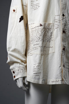 Load image into Gallery viewer, Aleksandr Manamis HERBARIUM NOTES CLASSIC SHIRT (HERBARIUM NOTES)