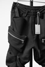 画像をギャラリービューアに読み込む, 【SAMPLE】A.F ARTEFACT MONSTER TUCK VOLUME BAGGY PANTS / LUXE-TWILL (BLACK)