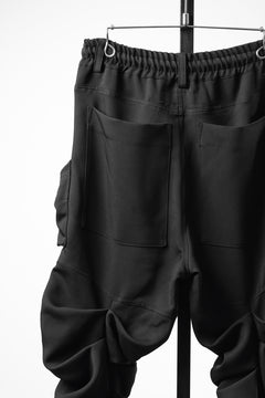 画像をギャラリービューアに読み込む, 【SAMPLE】A.F ARTEFACT MONSTER TUCK VOLUME BAGGY PANTS / LUXE-TWILL (BLACK)