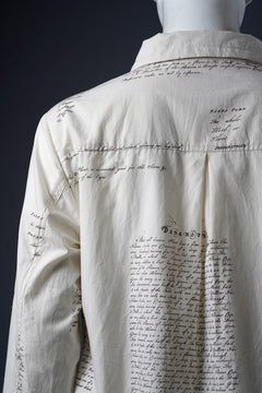Load image into Gallery viewer, Aleksandr Manamis HERBARIUM NOTES CLASSIC SHIRT (HERBARIUM NOTES)