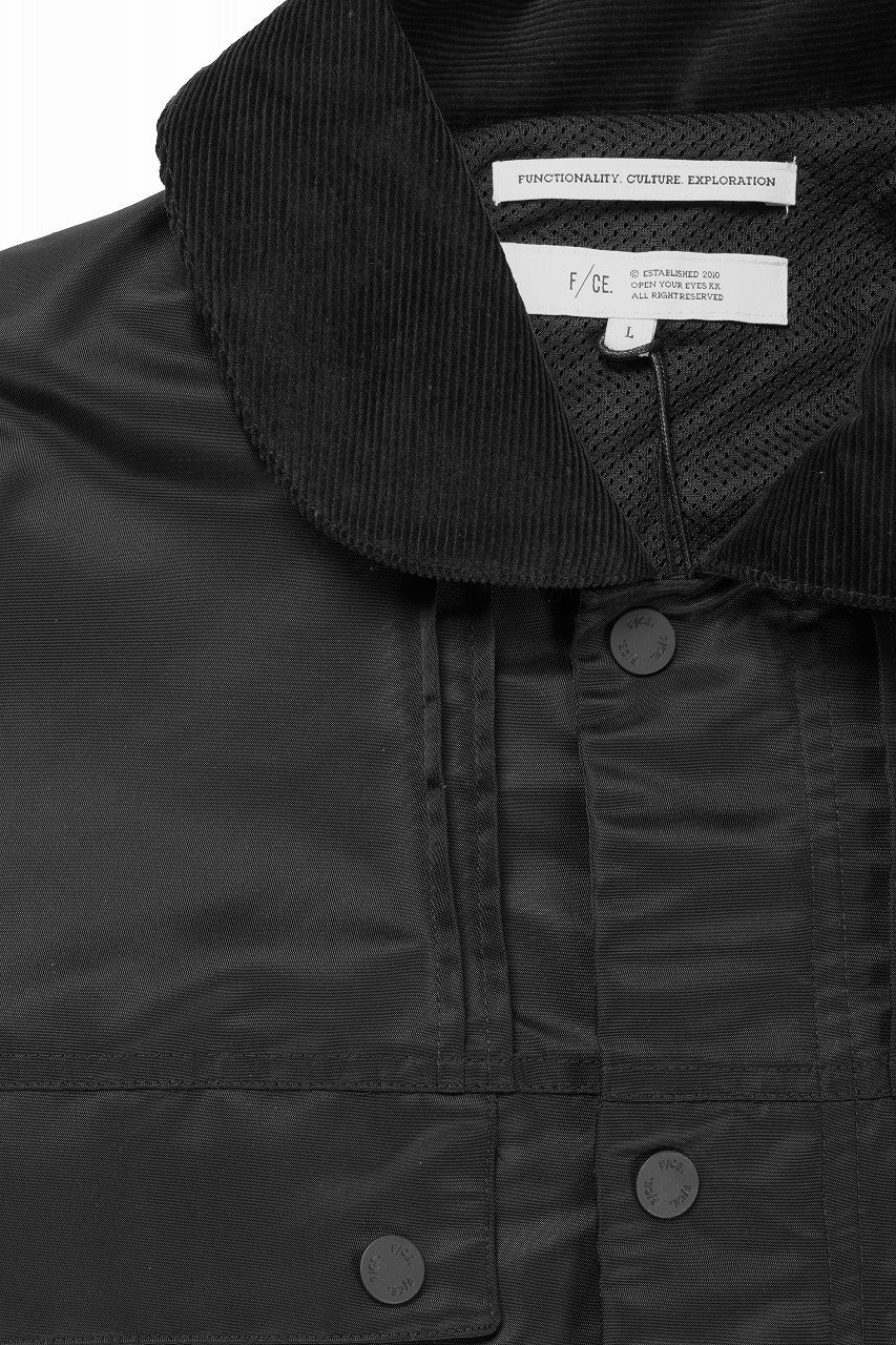F/CE. FADING TWILL MIL JACKET (BLACK)