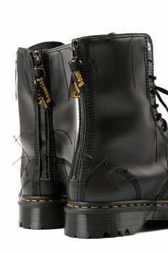 画像をギャラリービューアに読み込む, Y's x Dr. Martens 10 EYES BACK ZIP THREAD BOOTS (BLACK)