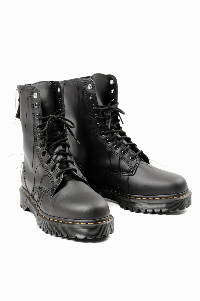 画像をギャラリービューアに読み込む, Y's x Dr. Martens 10 EYES BACK ZIP THREAD BOOTS (BLACK)