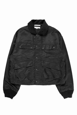 F/CE. FADING TWILL MIL JACKET (BLACK)