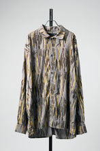 画像をギャラリービューアに読み込む, 【SAMPLE】A.F ARTEFACT LOOSE OVER SHIRT / INK PAINTER (BROWN)