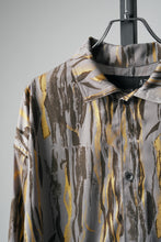 画像をギャラリービューアに読み込む, 【SAMPLE】A.F ARTEFACT LOOSE OVER SHIRT / INK PAINTER (BROWN)