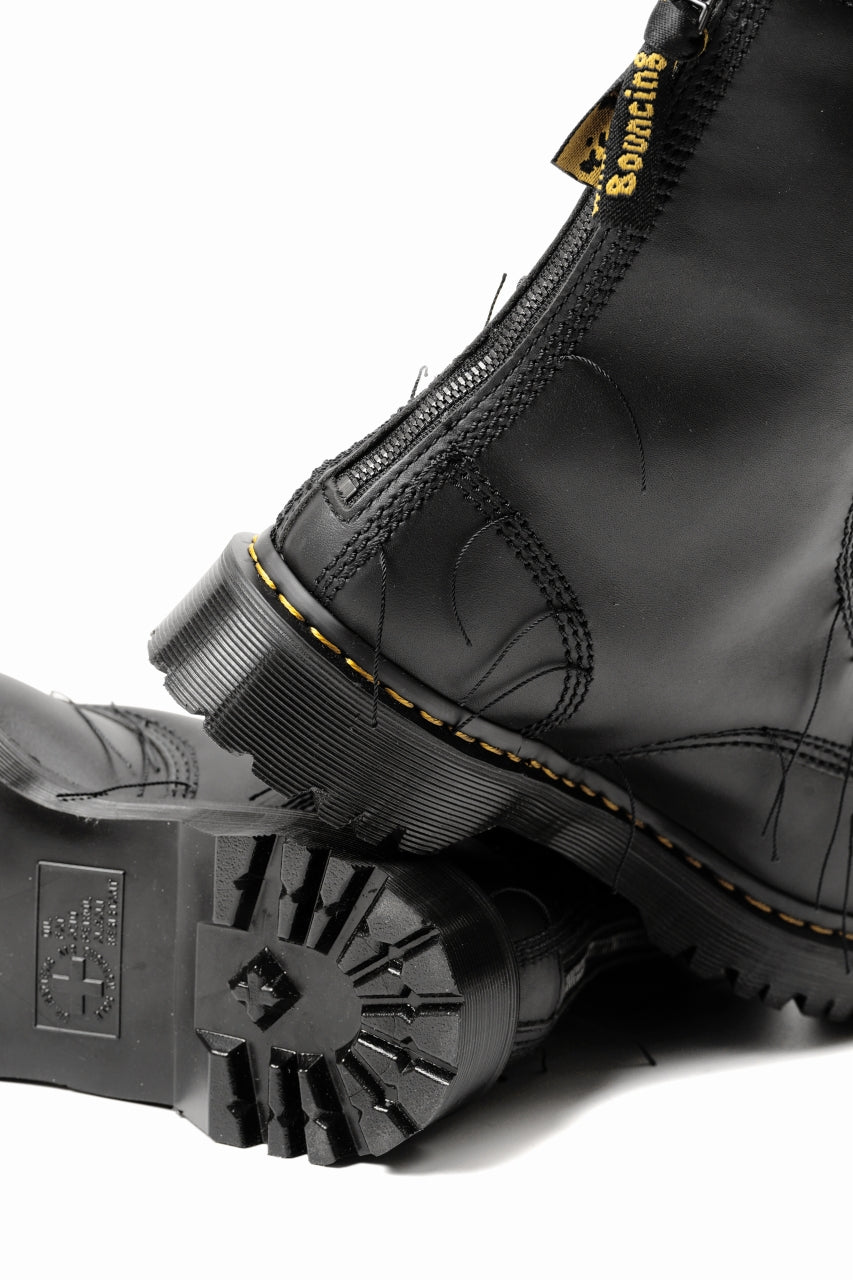 画像をギャラリービューアに読み込む, Y's x Dr. Martens 10 EYES BACK ZIP THREAD BOOTS (BLACK)