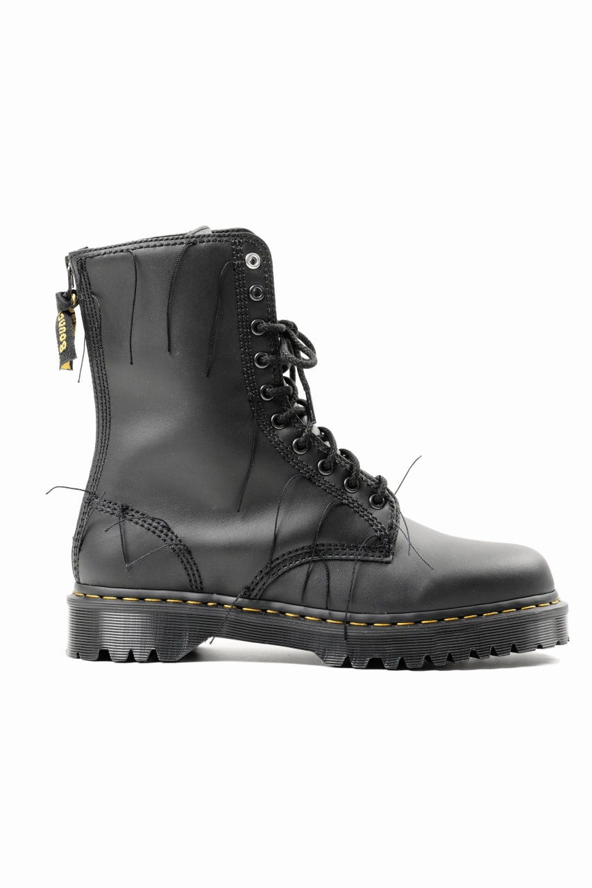 画像をギャラリービューアに読み込む, Y's x Dr. Martens 10 EYES BACK ZIP THREAD BOOTS (BLACK)