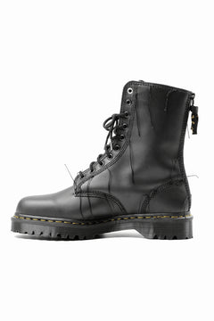 画像をギャラリービューアに読み込む, Y's x Dr. Martens 10 EYES BACK ZIP THREAD BOOTS (BLACK)