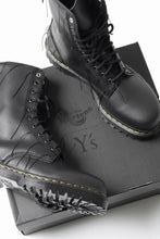 画像をギャラリービューアに読み込む, Y's x Dr. Martens 10 EYES BACK ZIP THREAD BOOTS (BLACK)