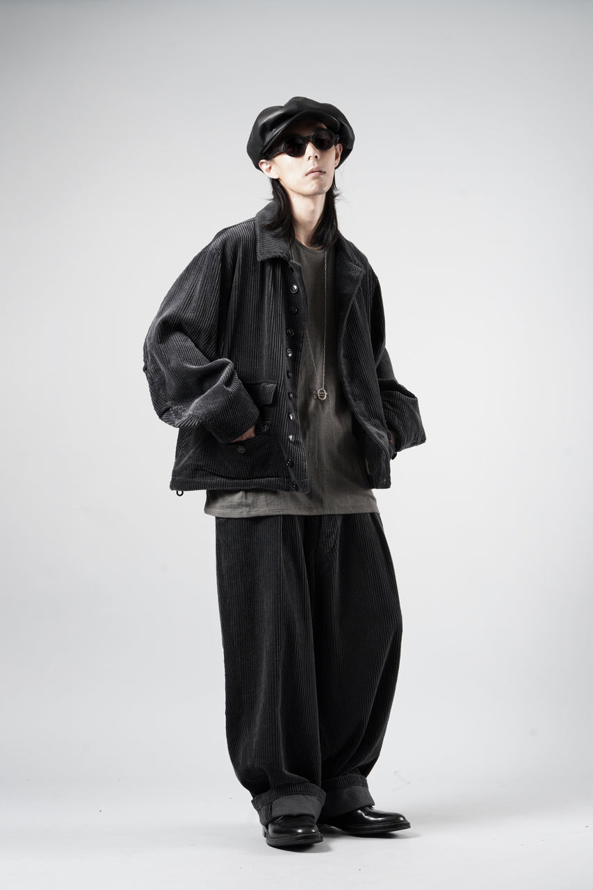 画像をギャラリービューアに読み込む, KLASICA "IRWELL-CD" WIDE ARM VOLUME BLOUSON / HI-SOFT FINISHED 5-WALE CORDUROY (IRON)