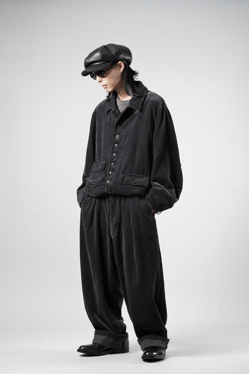 画像をギャラリービューアに読み込む, KLASICA "IRWELL-CD" WIDE ARM VOLUME BLOUSON / HI-SOFT FINISHED 5-WALE CORDUROY (IRON)