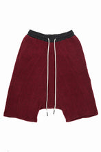 画像をギャラリービューアに読み込む, 【SAMPLE SALE】A.F ARTEFACT BOA FLEECE SARROUEL SHORTS (RED)