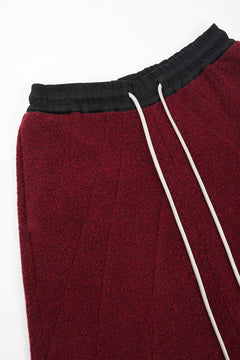 画像をギャラリービューアに読み込む, 【SAMPLE SALE】A.F ARTEFACT BOA FLEECE SARROUEL SHORTS (RED)