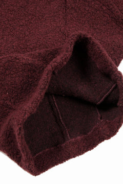 画像をギャラリービューアに読み込む, 【SAMPLE SALE】A.F ARTEFACT BOA FLEECE SARROUEL SHORTS (RED)